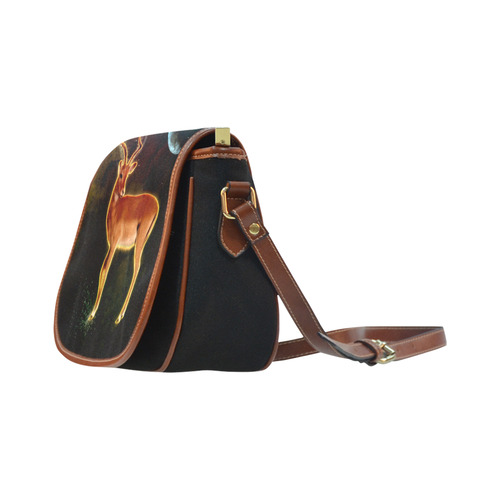Wonderful antilope Saddle Bag/Small (Model 1649)(Flap Customization)