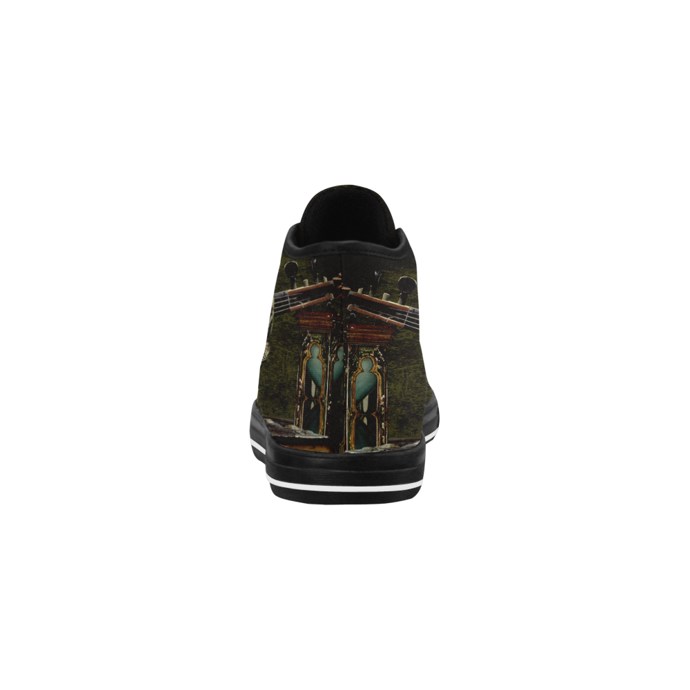 Funny Skull and Book Vancouver H Women's Canvas Shoes (1013-1)