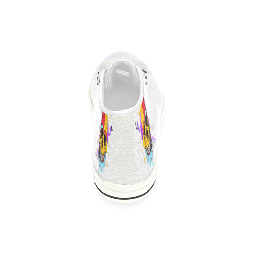 A nice Skull by Popart Lover Women's Classic High Top Canvas Shoes (Model 017)
