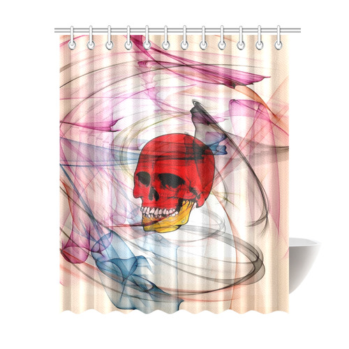 A Skull of Dream by Artdream Shower Curtain 69"x84"