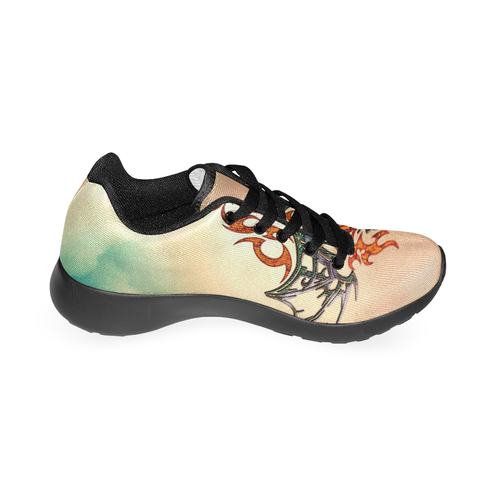 Awesome dragon, tribal Men’s Running Shoes (Model 020)