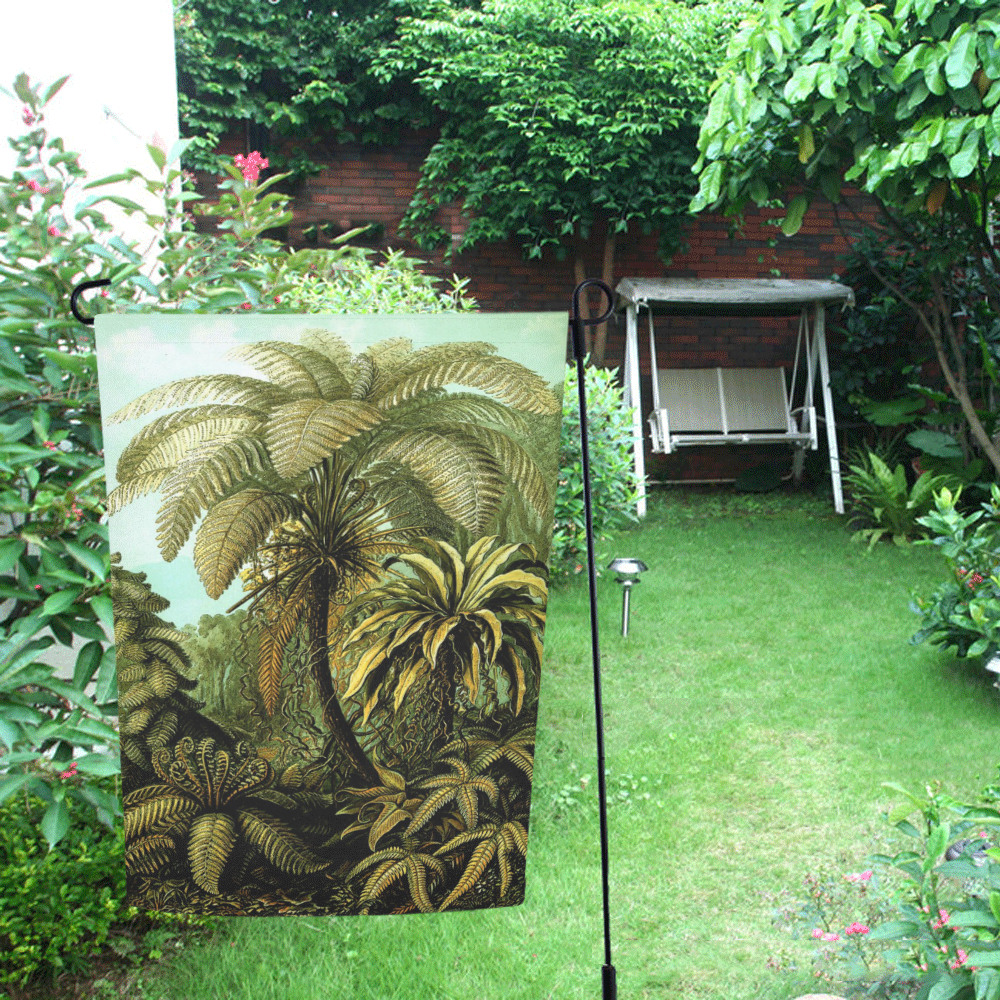 Natures Jungle Garden Flag 12‘’x18‘’（Without Flagpole）