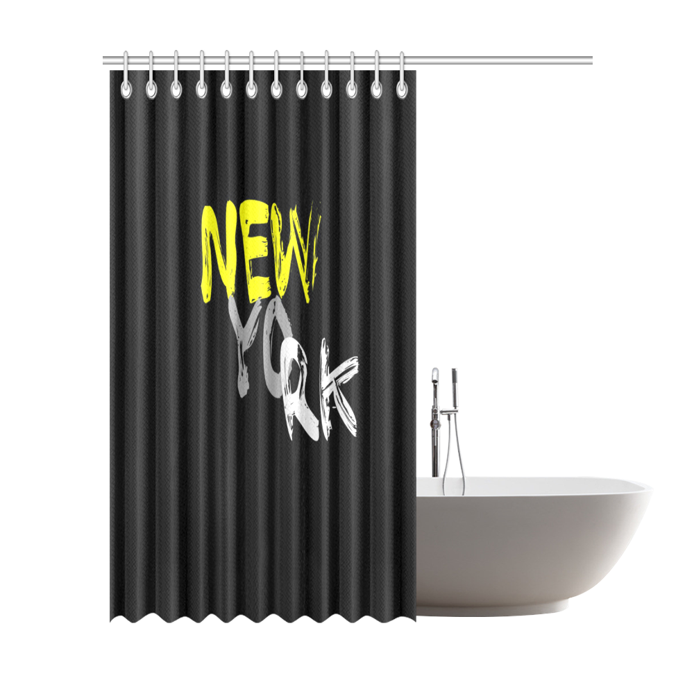 New York by Artdream Shower Curtain 72"x84"