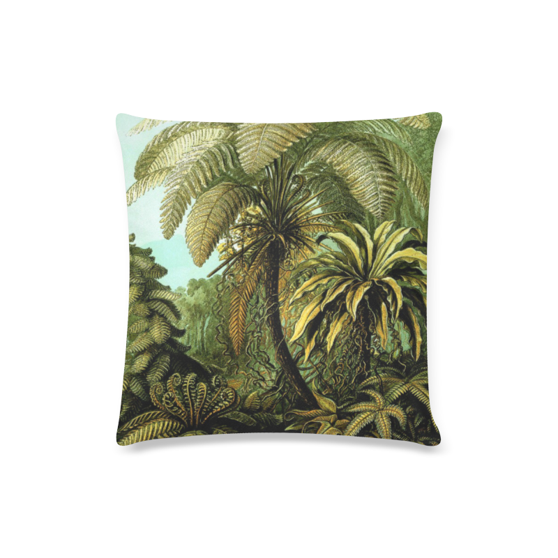 Natures Jungle Custom Zippered Pillow Case 16"x16"(Twin Sides)
