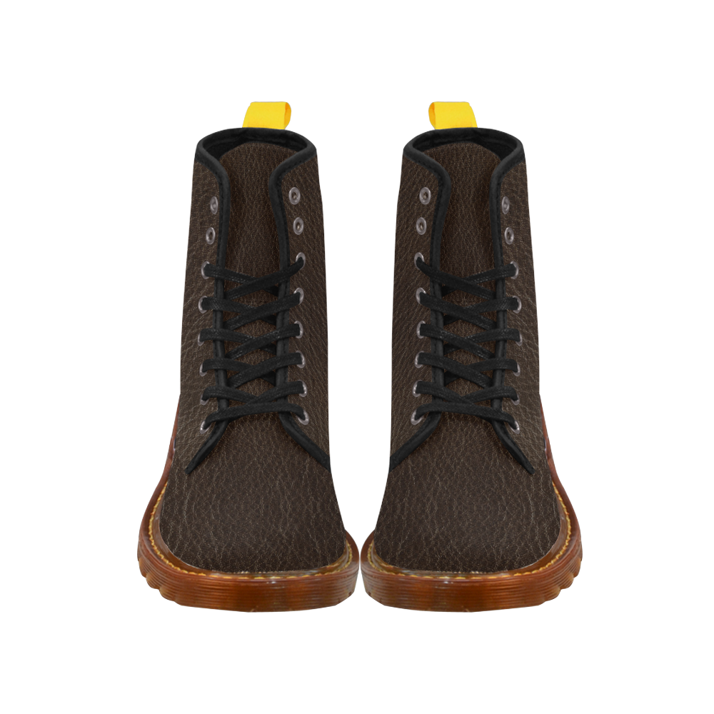 Leather-Look Zodiac Scorpio Martin Boots For Women Model 1203H