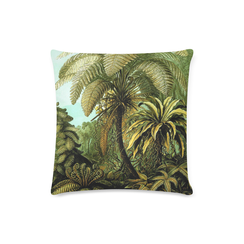 Natures Jungle Custom Zippered Pillow Case 16"x16"(Twin Sides)