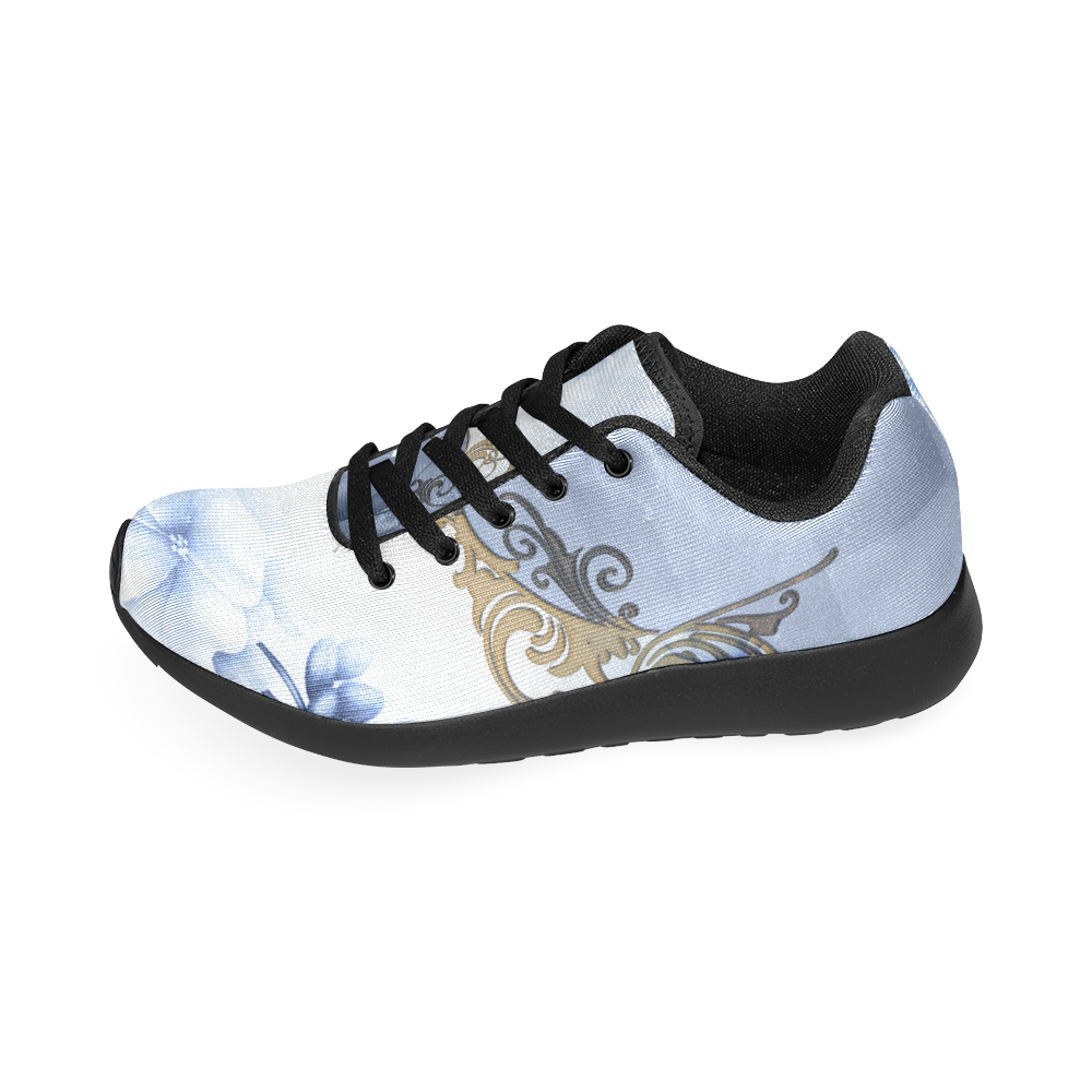 Wonderful floral design Women’s Running Shoes (Model 020)