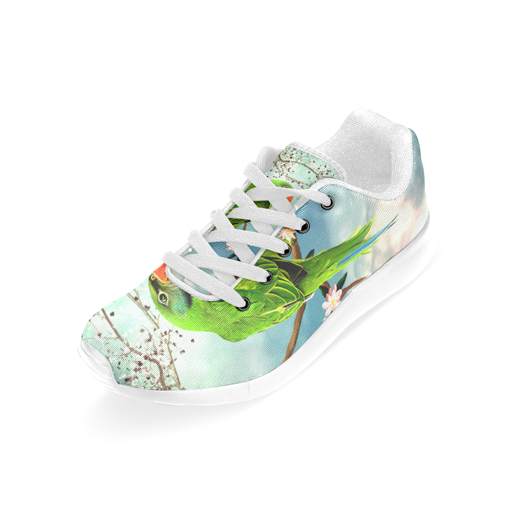 Funny cute parrots Women’s Running Shoes (Model 020)