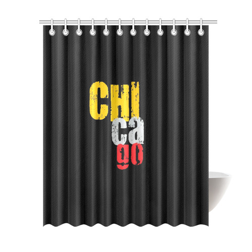 Chicago by Artdream Shower Curtain 69"x84"