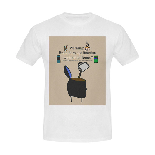 Caffeine Addict Men's Slim Fit T-shirt (Model T13)