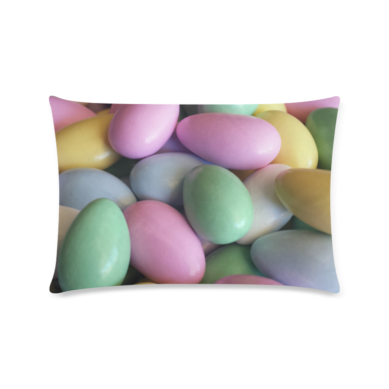 Candied Almonds Custom Zippered Pillow Case 16"x24"(Twin Sides)