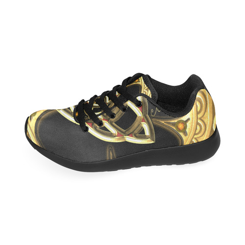 The celtic knote, golden design Women’s Running Shoes (Model 020)