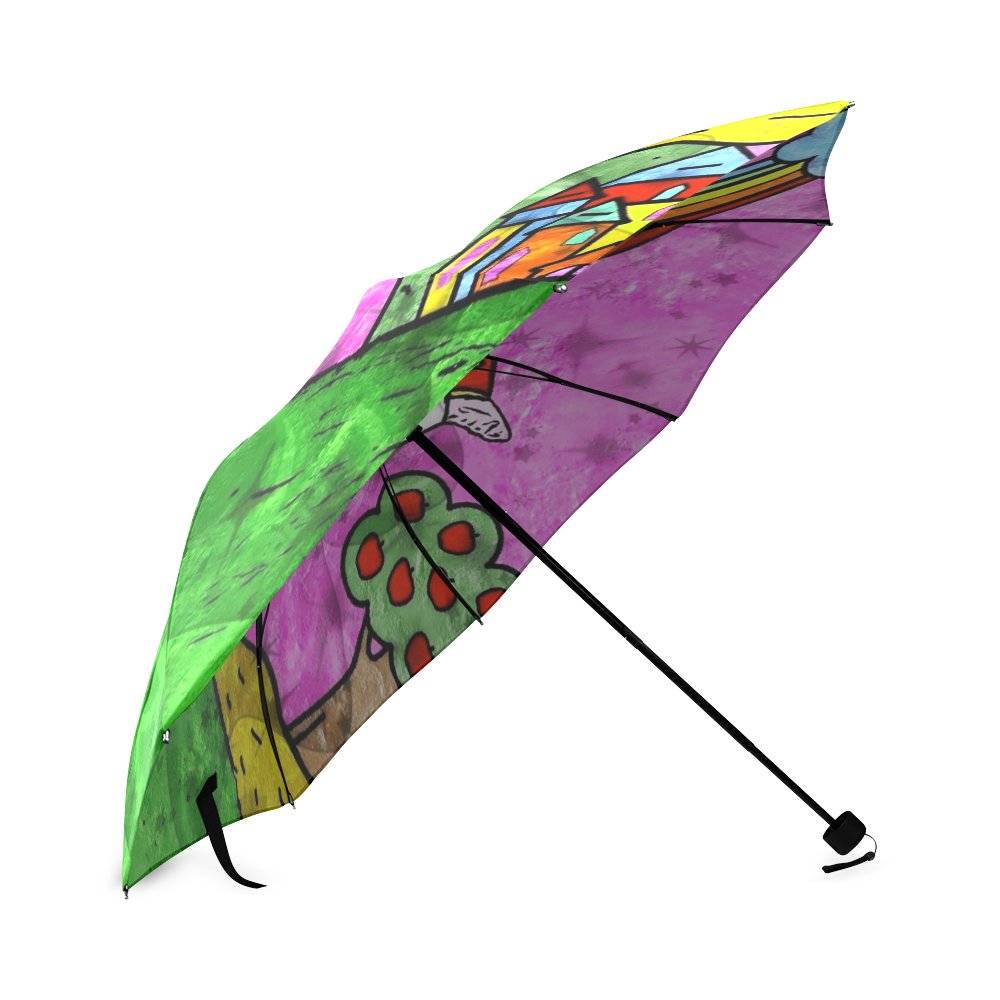 Beautiful Unicorn by Popart Lover Foldable Umbrella (Model U01)