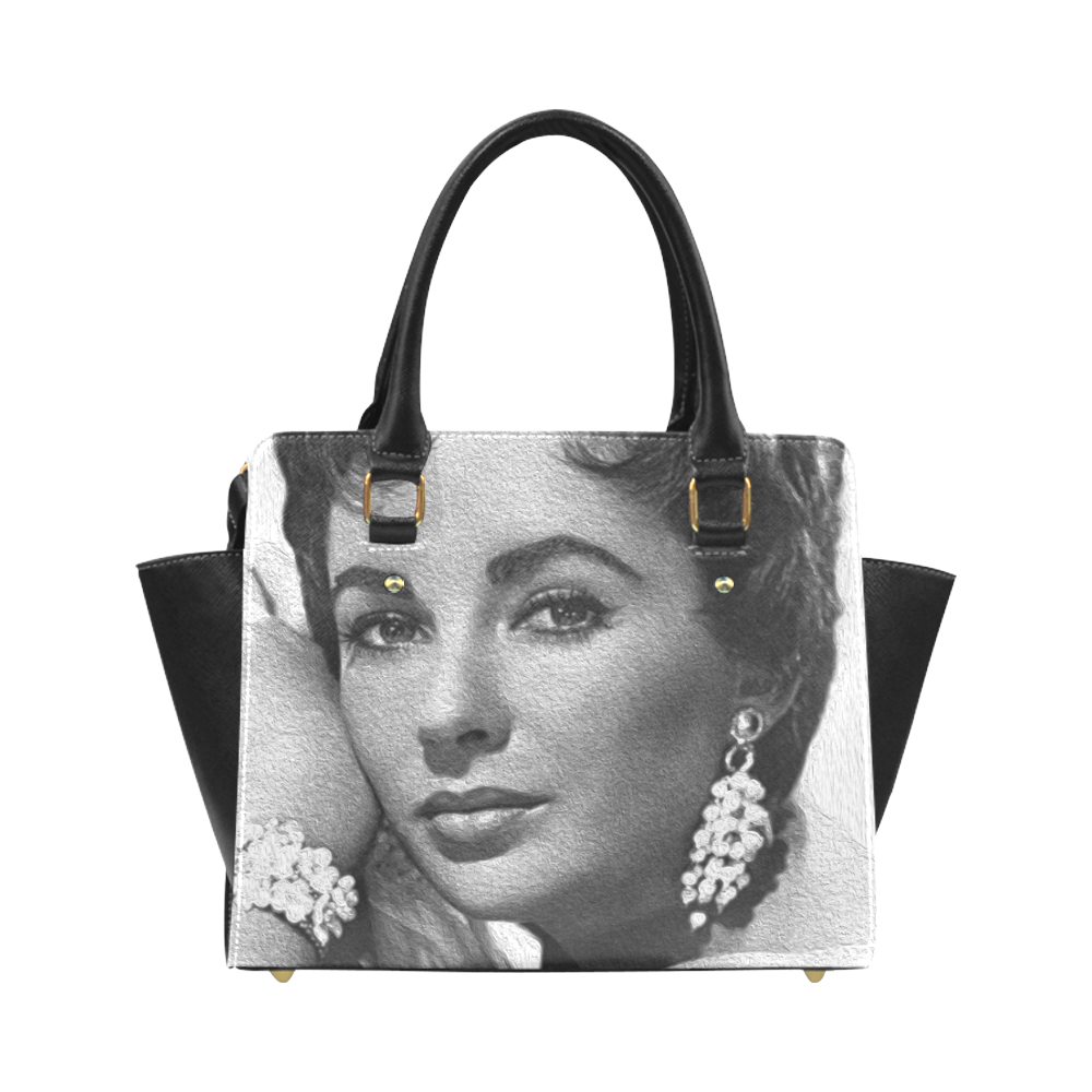 Great Actress Elizabeth Taylor Classic Shoulder Handbag (Model 1653)