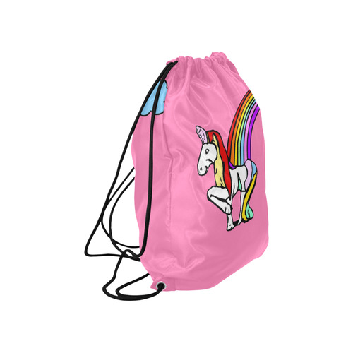 Beautiful Unicorn by Popart Lover Large Drawstring Bag Model 1604 (Twin Sides)  16.5"(W) * 19.3"(H)