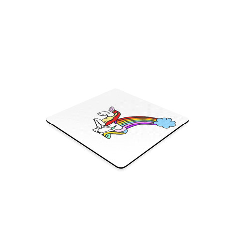 Beautiful Unicorn by Popart Lover Square Coaster