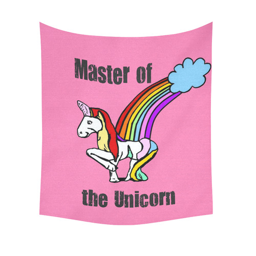 Beautiful Unicorn by Popart Lover Cotton Linen Wall Tapestry 51"x 60"