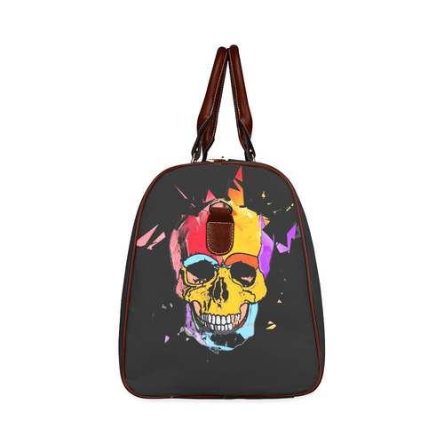 A Nice Skull by Popart Lover Waterproof Travel Bag/Large (Model 1639)