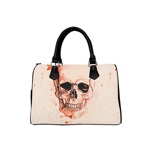 Boom Skull by Popart Lover Boston Handbag (Model 1621)