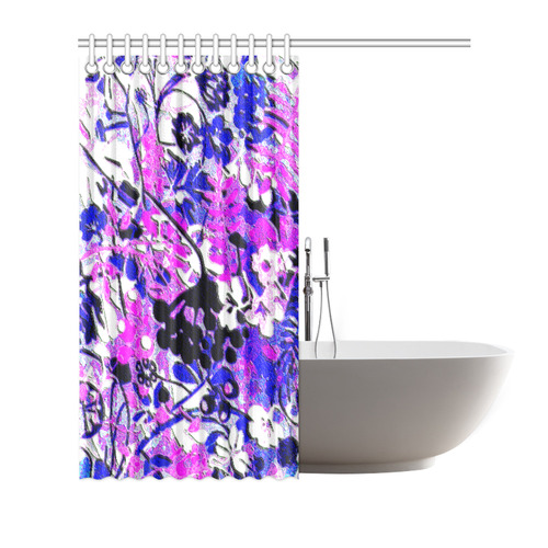 floral Shower Curtain 72"x72"