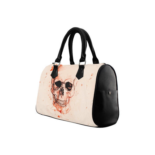 Boom Skull by Popart Lover Boston Handbag (Model 1621)
