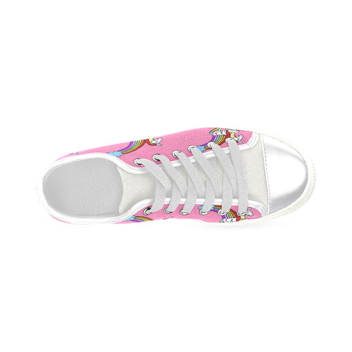 Beautiful Unicorn by Popart Lover Women's Classic Canvas Shoes (Model 018)