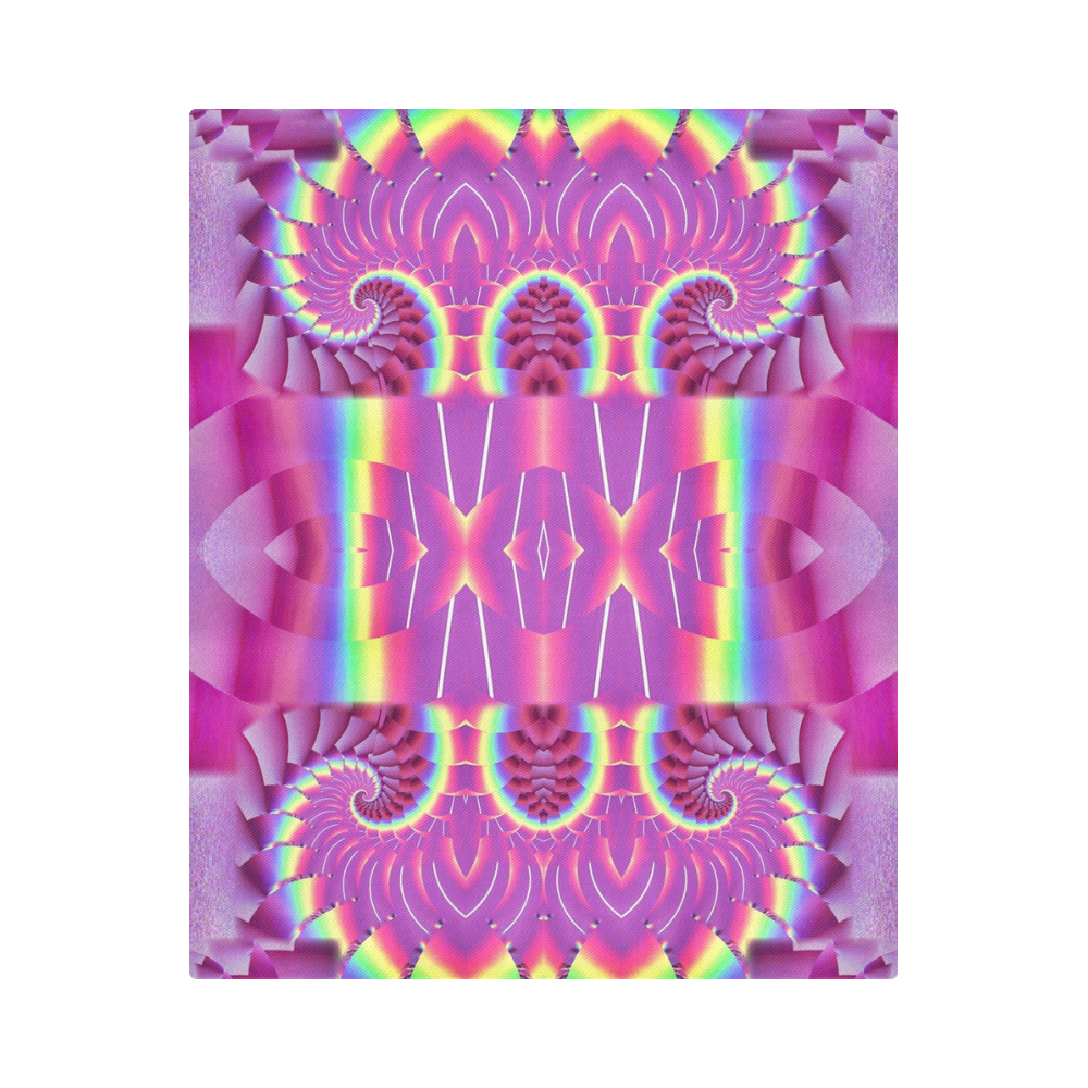 fractal patter -Unicorn-style-Annabellerockz-duvet Duvet Cover 86"x70" ( All-over-print)