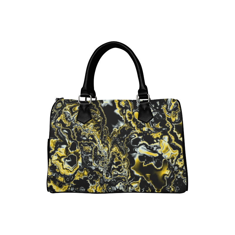 power fractal D by JamColors Boston Handbag (Model 1621)