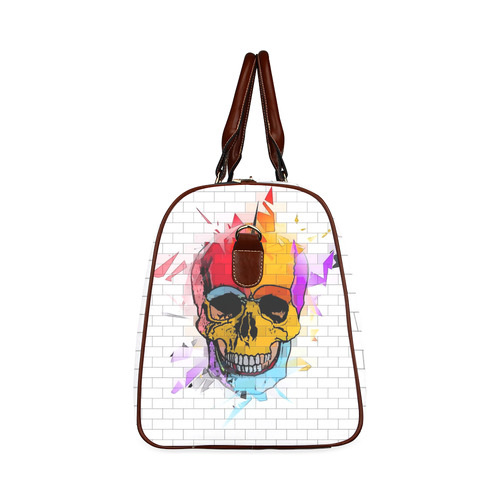 A Skull on Wall by Popart Lover Waterproof Travel Bag/Large (Model 1639)