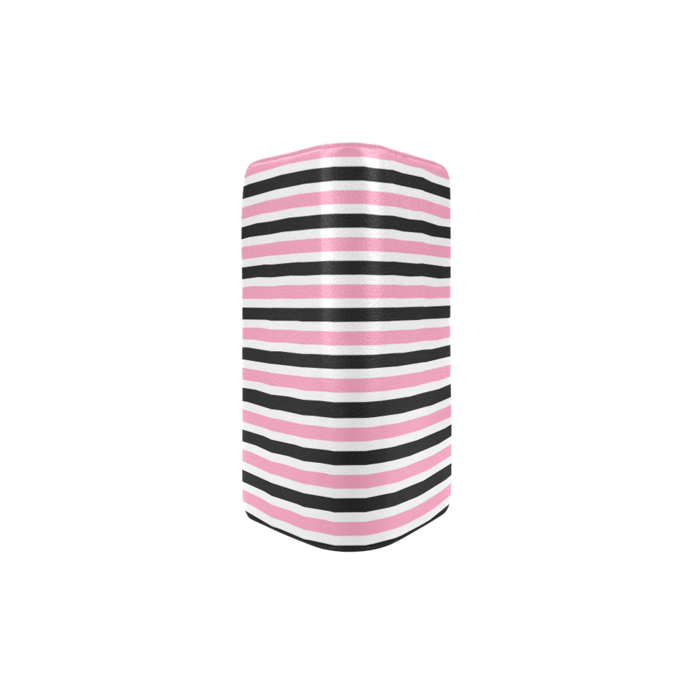 Pink Black Stripes Women's Clutch Purse (Model 1637)