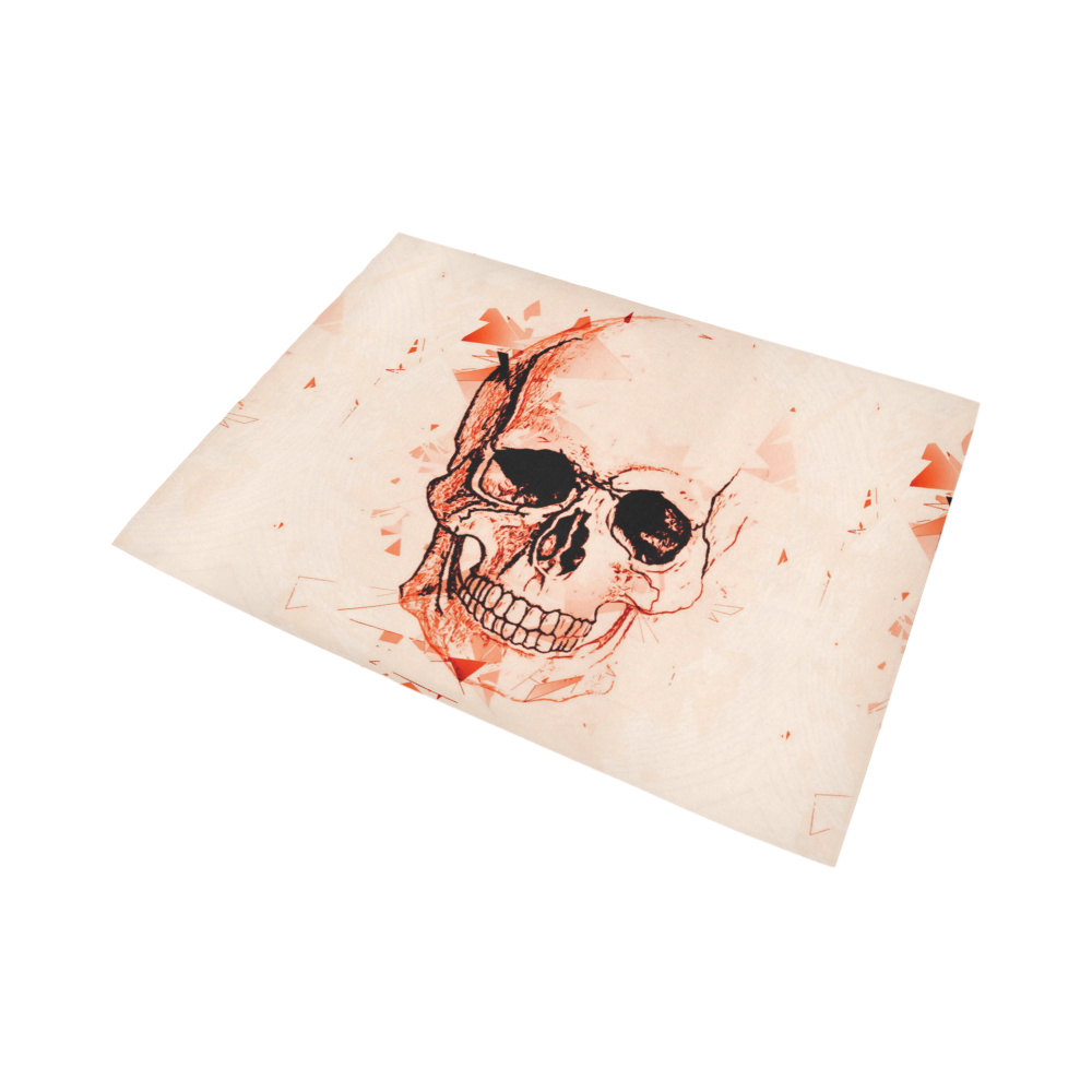 Boom Skull by Popart Lover Area Rug7'x5'