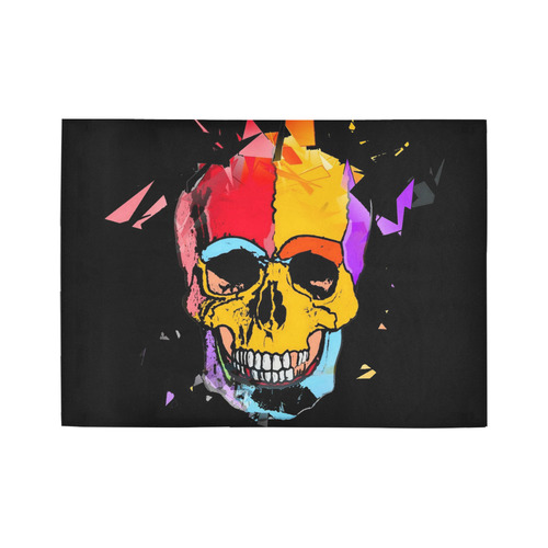 A nice Skull by Popart Lover Area Rug7'x5'