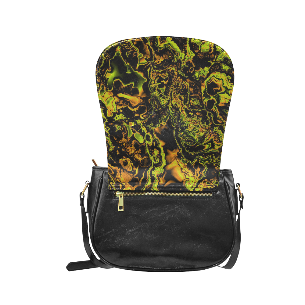 power fractal F by JamColors Classic Saddle Bag/Small (Model 1648)