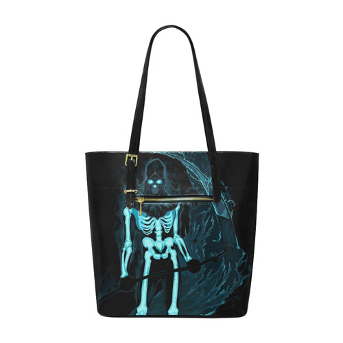 demon-with-a-scythe Euramerican Tote Bag/Small (Model 1655)