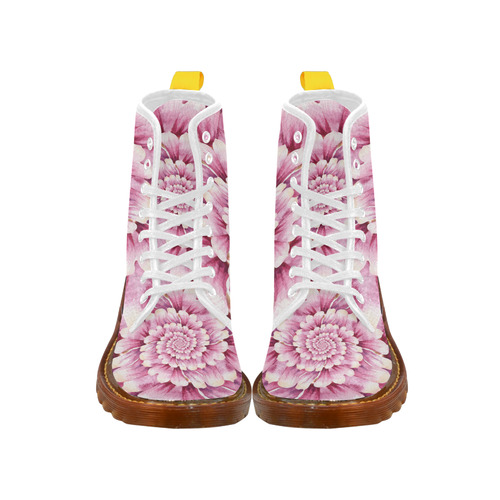 Flower Swirls Martin Boots For Women Model 1203H
