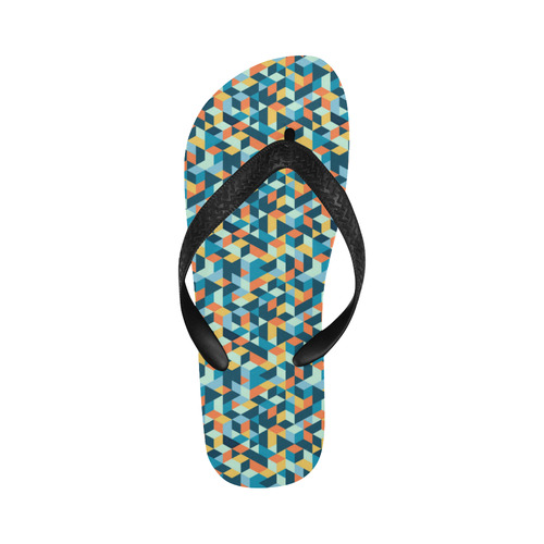 cubes Flip Flops for Men/Women (Model 040)