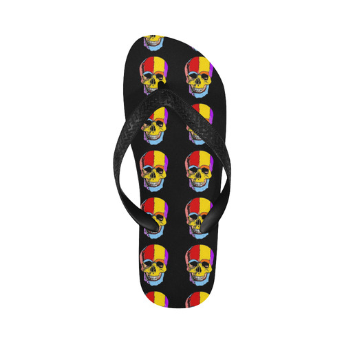 Fun Skull by Popart Lover Flip Flops for Men/Women (Model 040)