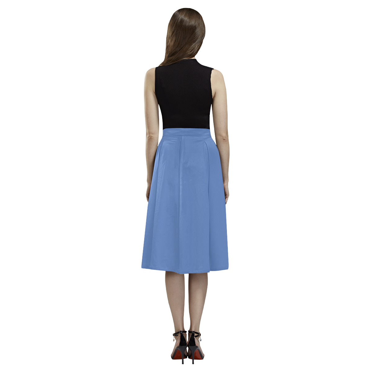 Ultramarine Aoede Crepe Skirt (Model D16)