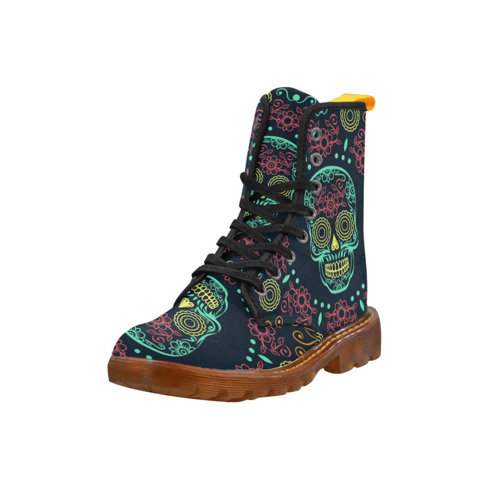 day-of-the-dead Martin Boots For Women Model 1203H