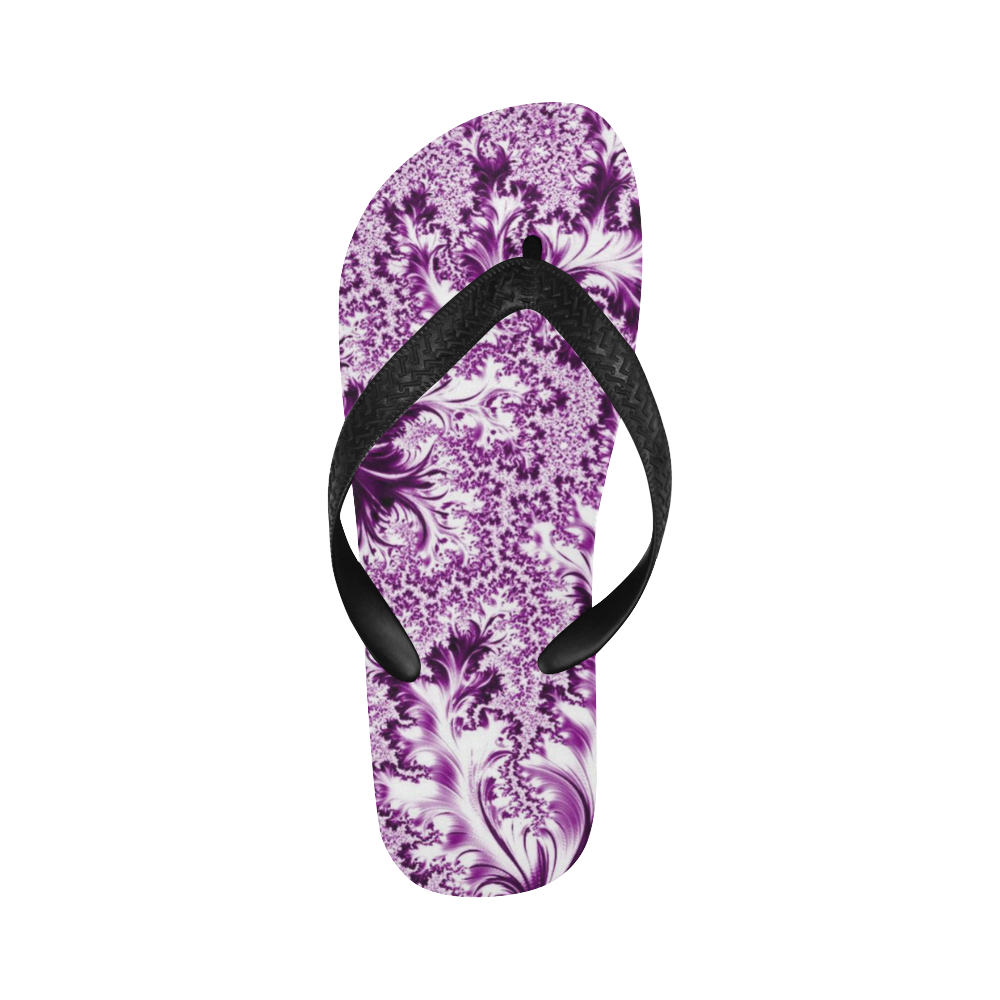 amazing fractal 31 B Flip Flops for Men/Women (Model 040)