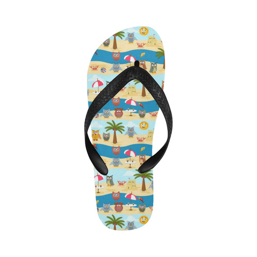 summer owls Flip Flops for Men/Women (Model 040)