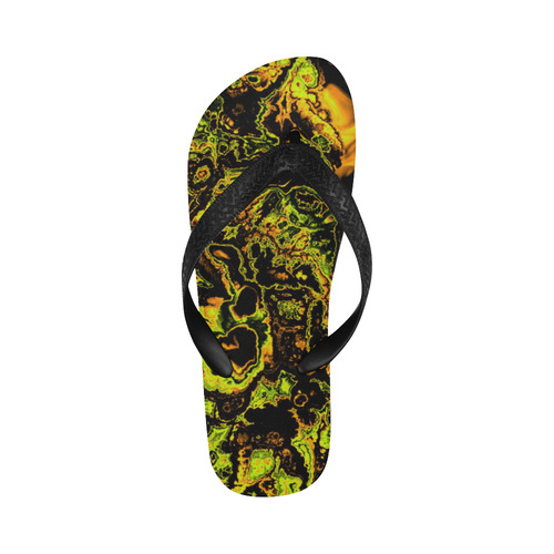 power fractal F by JamColors Flip Flops for Men/Women (Model 040)