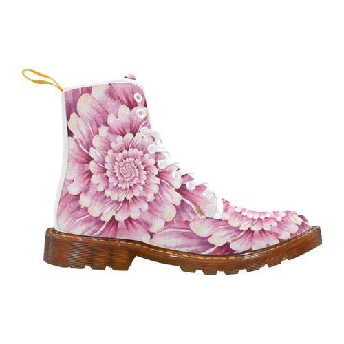 Flower Swirls Martin Boots For Women Model 1203H