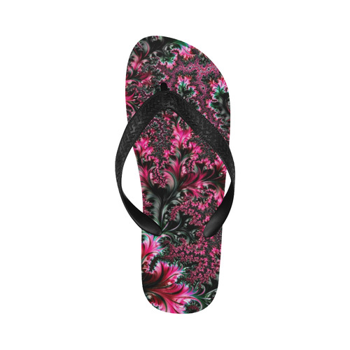 amazing fractal 31 E Flip Flops for Men/Women (Model 040)