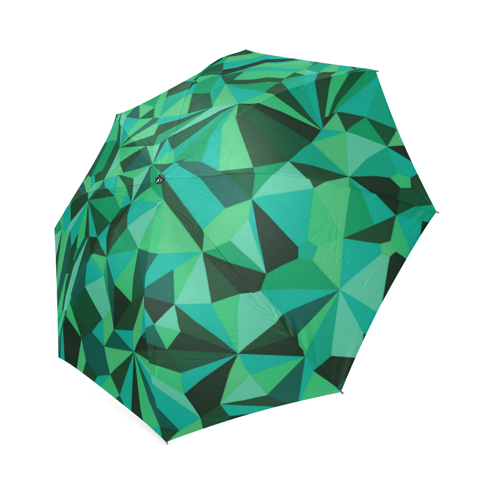 Enchanted Emerald Foldable Umbrella (Model U01)