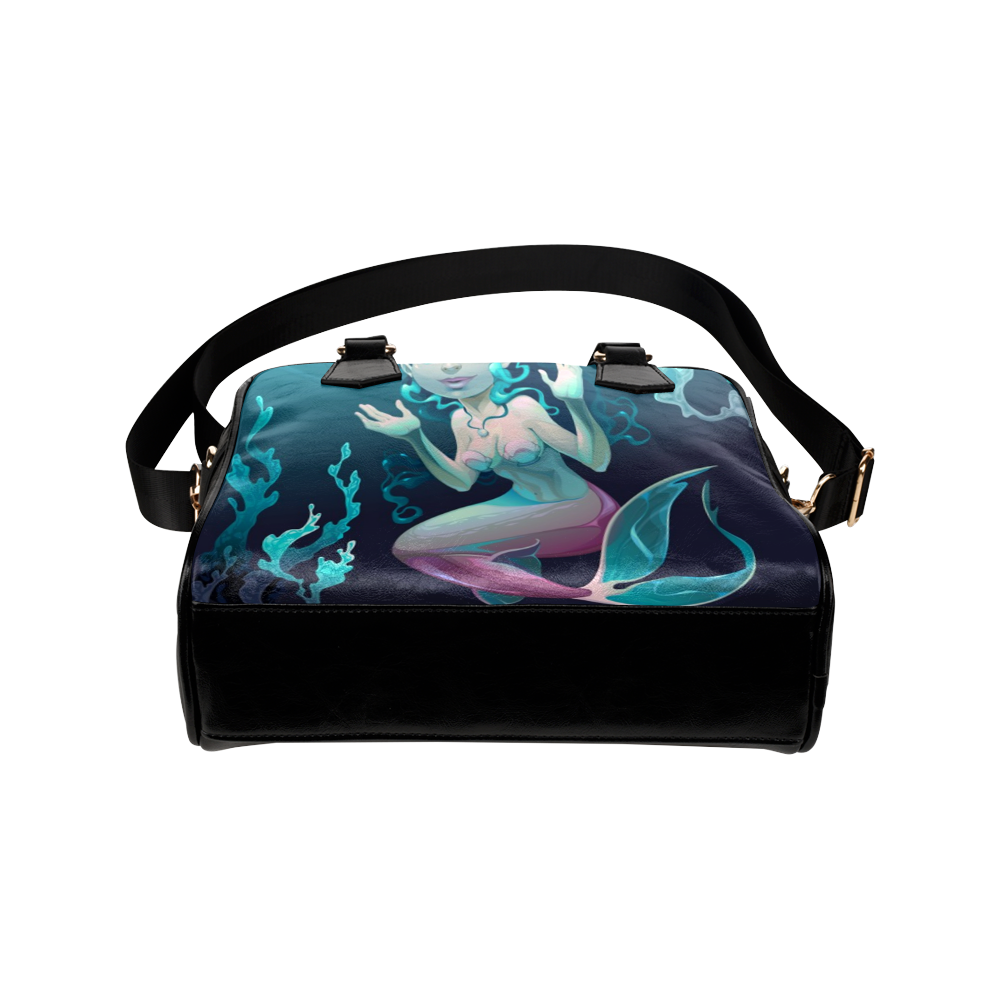 young mermaid Shoulder Handbag (Model 1634)
