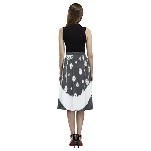 Furry Floral Aoede Crepe Skirt (Model D16)