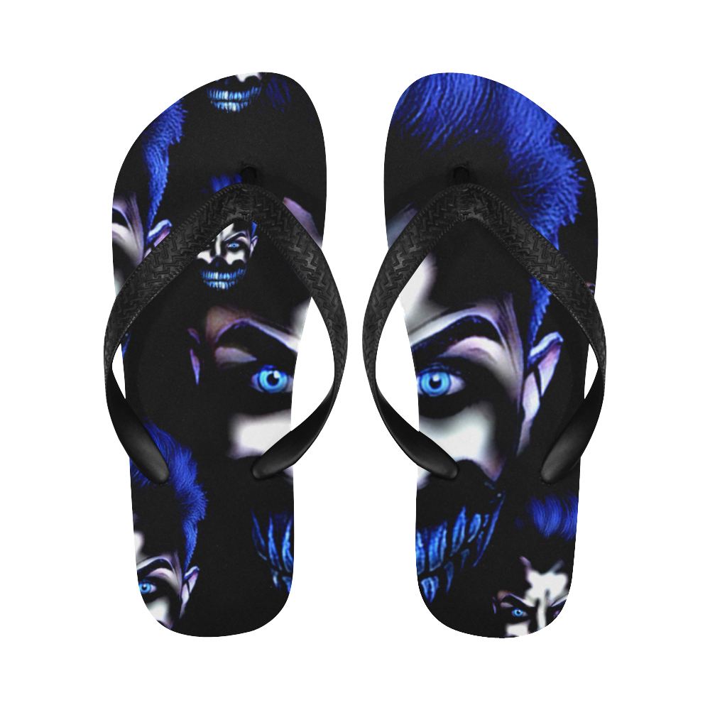 Mask of horror Flip Flops for Men/Women (Model 040)