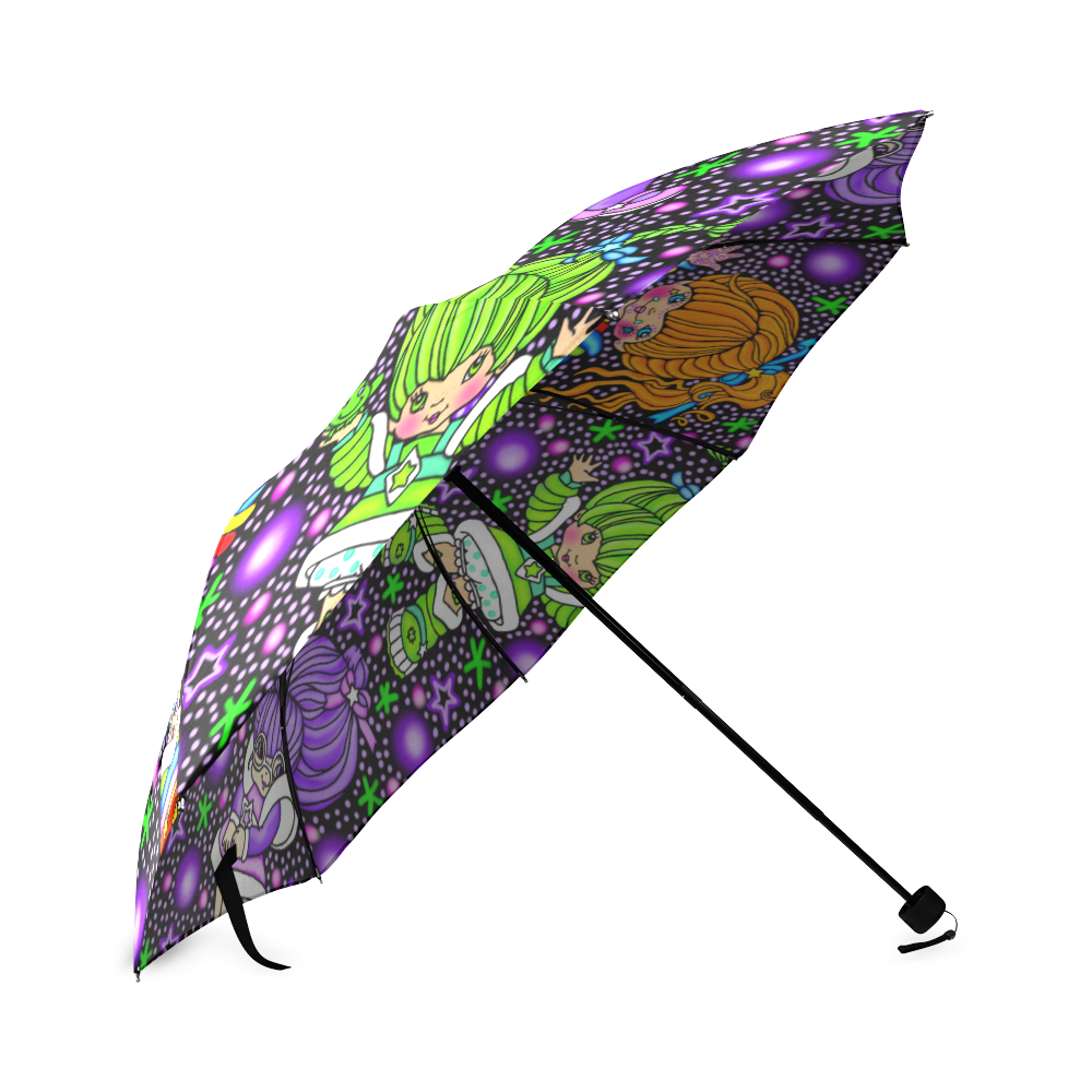 Rainbowbrite and friends Foldable Umbrella (Model U01)
