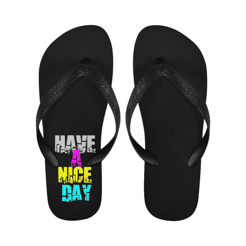 Have a Nice by Artdream Flip Flops for Men/Women (Model 040)